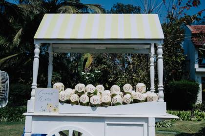 Bar and Signage — wedding decor — Planet Hollywood